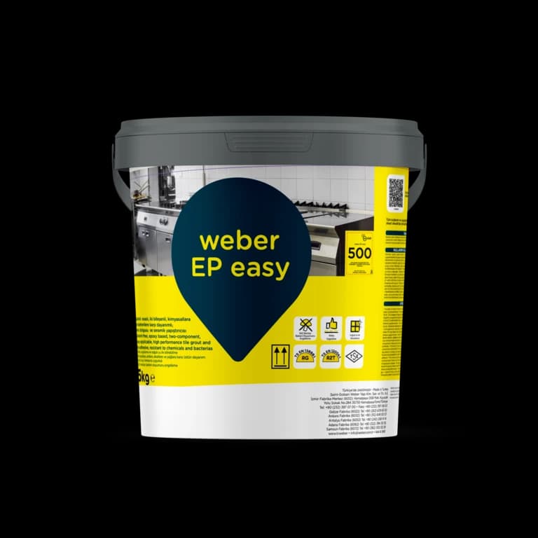 weber EP easy epoksi derz ürünü ambalajı