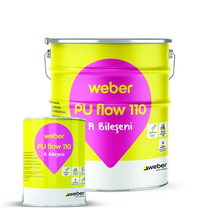 weber PU flow 110 ürün ambalajı