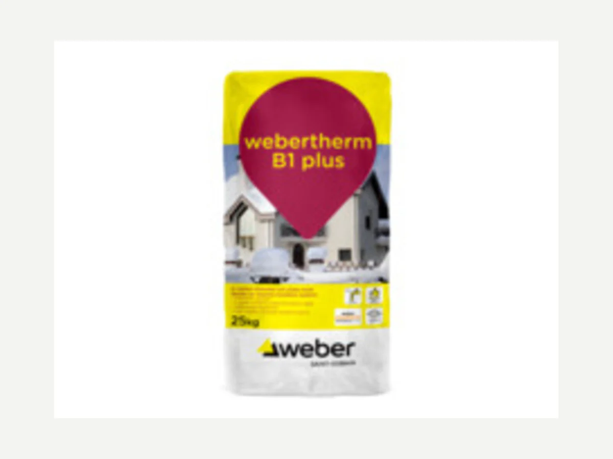 webertherm B1 plus ürün ambalajı