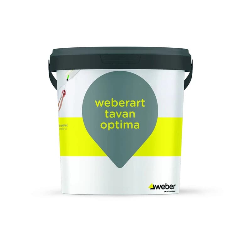 weberart tavan optima tavan boyası ambalajı