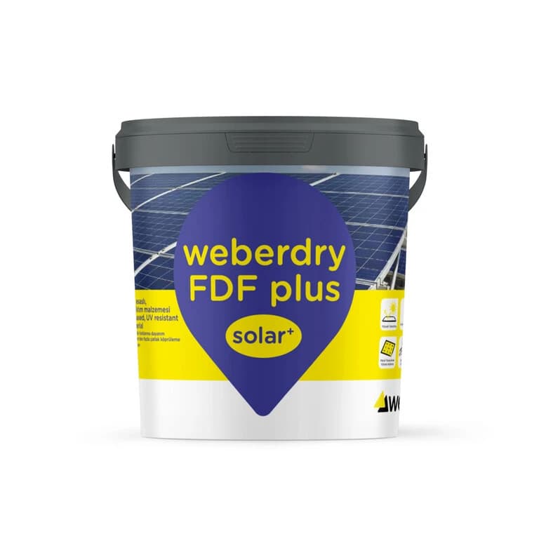 weberdry FDF plus solar+ su yalıtım ürünü ambalajı