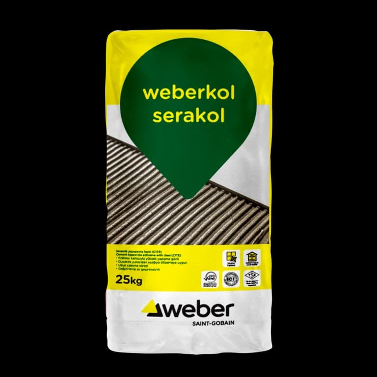 weberkol serakol ürün ambalajı